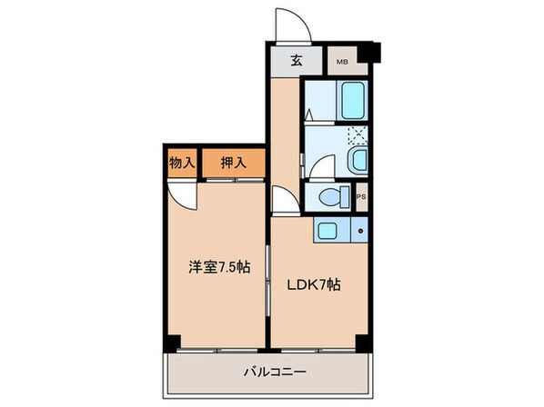 シャトーローゼの物件間取画像